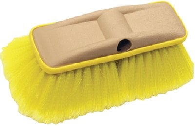 Starbrite - Soft Premium Wash Brush With Bumper (Yellow) - 8" - 40161