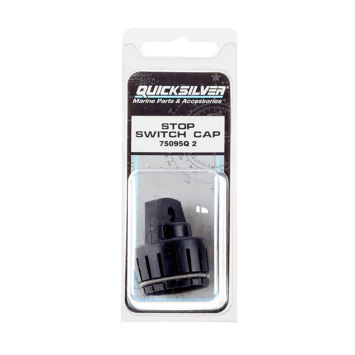 Mercury Quicksilver - Lanyard Stop Switch Cap - Fits Mercury/Mariner Outboards & MCM/MIE Engines - 75095Q2