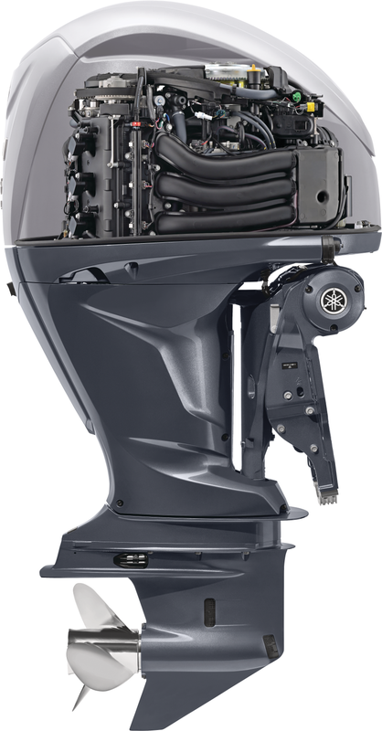 Yamaha LF300XSB Outboard - 25-Inch Shaft | Counter Rotation | Digital Electronic Control (DEC) | Electric Start | Power Trim & Tilt | EFI with Variable Camshaft Timing | Gray