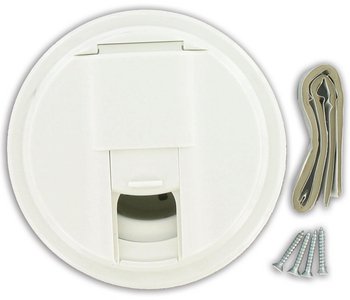 Valterra - UNIVERSAL WHITE CABLE HATCH,VALTERRA CABLE HATCHES - A102130VP