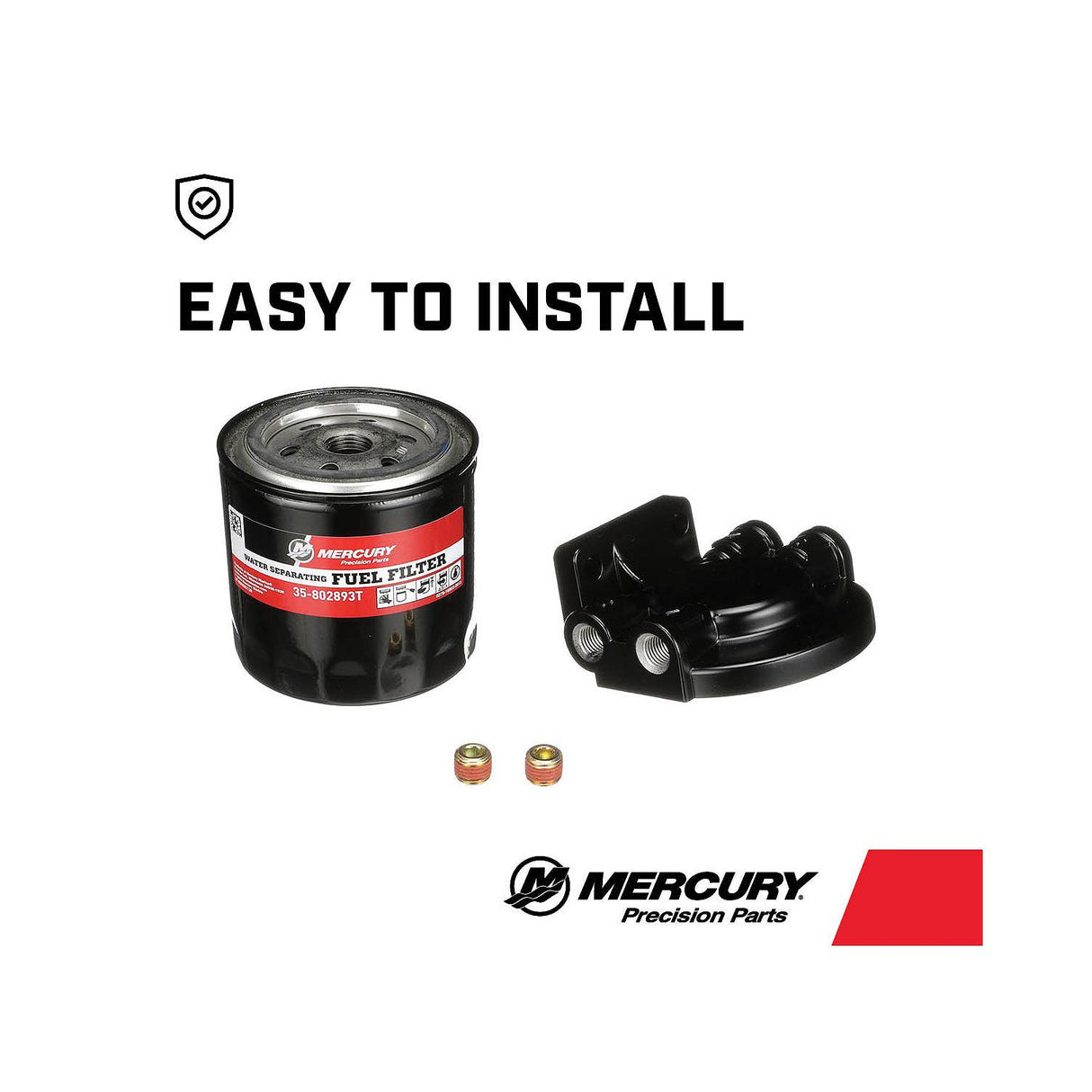 Mercury Mercruiser Water Separating Fuel Filter Kit - Used in Outboard and MerCruiser Applications - 35-802893A4