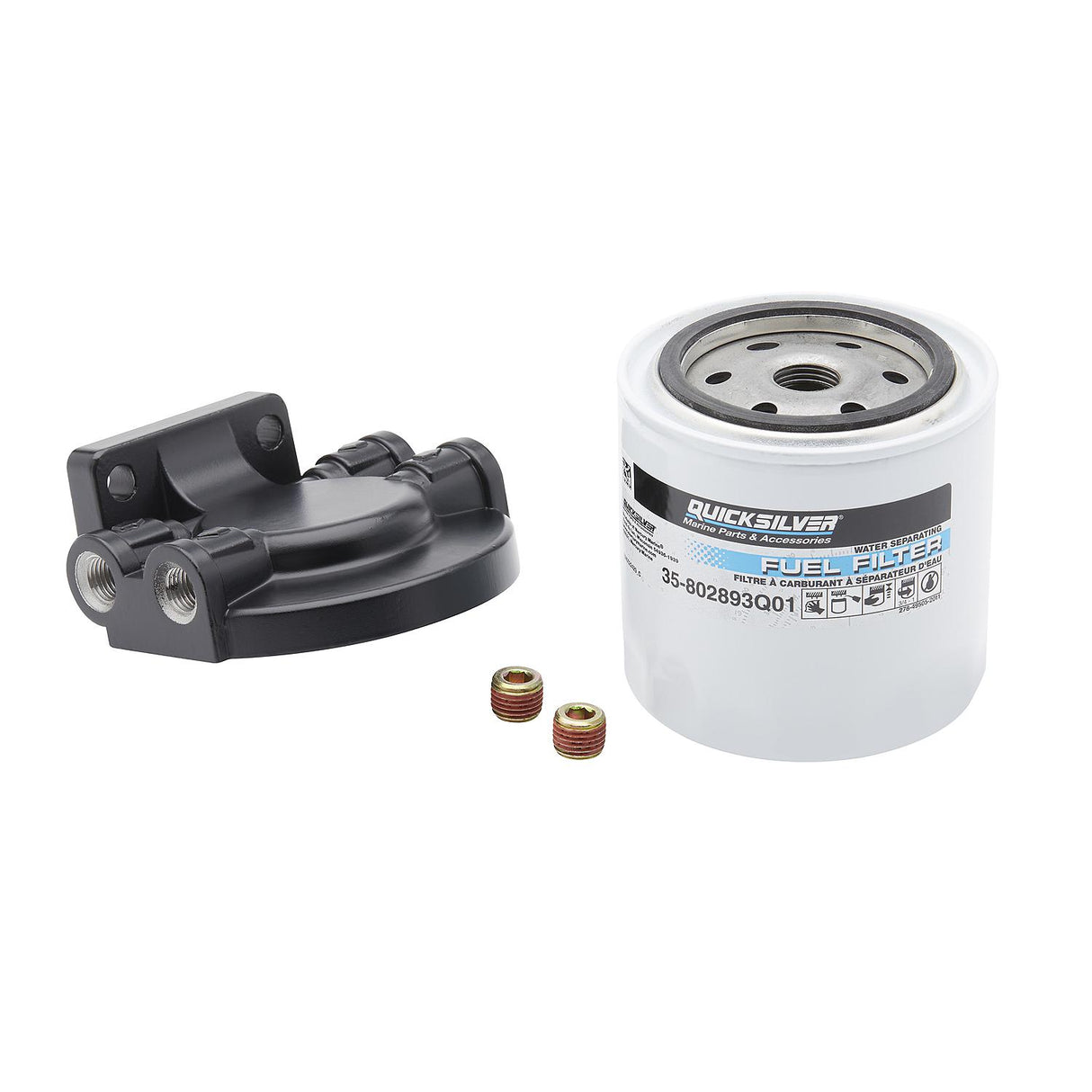 Mercury Quicksilver - Water Separating Fuel Filter Kit - Used in Outboard and MerCruiser Applications - 35-802893Q4