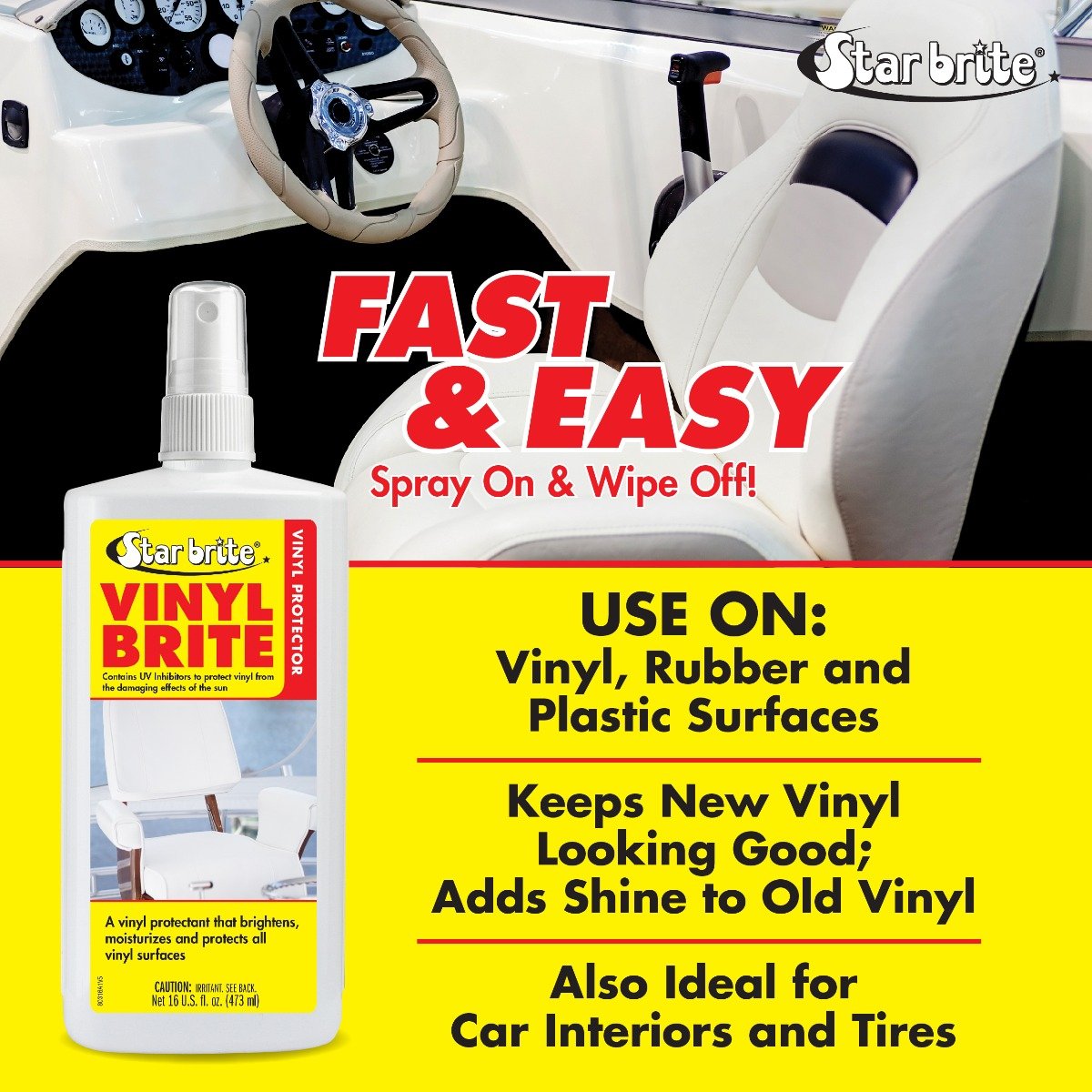 Starbrite - Vinyl Brite Protectant - 16 oz. - 80316