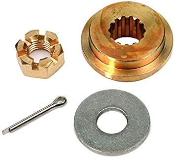Mercury Quicksilver - Propeller Nut Kit - Fits the Mercury / Mariner 9.9 HP BF FS/ Pro Kicker, 15/20 HP FS - 803743Q01