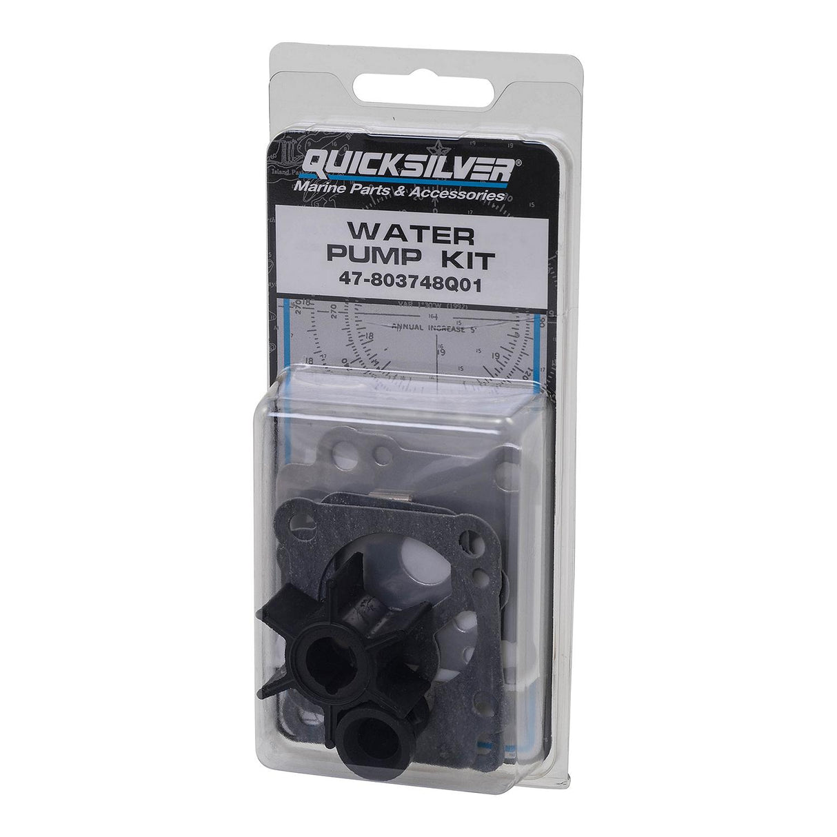 Mercury Quicksilver - Water Impeller Repair Kit - Fits Mercury/Mariner 8/9.9 HP FourStroke Outboards Model Year 2005 and Later - 47-803748Q01