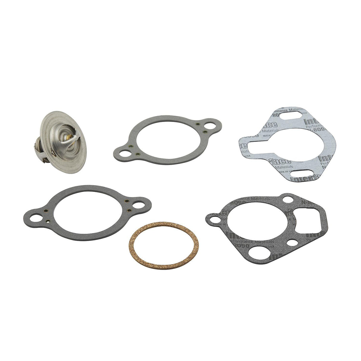 Mercury Mercruiser - Thermostat Kit - Fits 1982 and Older Ford and GM V-8 Engines with Standard Cooling, 1996 and Older Hi-Performance Models, & Engines w/Closed Cooling - 807252T3