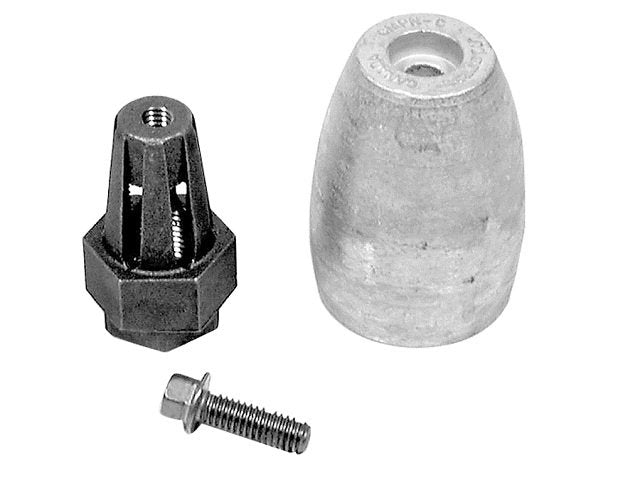 Mercury - Prop Nut Anode Kit - Fits Mercury/Mariner 70 hp and Higher Outboards & MC-I, R, MR, Alpha, Bravo One & TRS Sterndrives - 809664A1