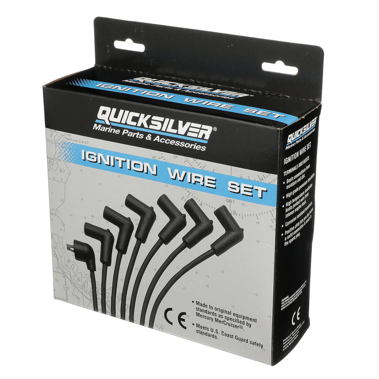 Mercury Mercruiser - Spark Plug Wire Kit - Red - Fits 5.7L MIE & Tow Sports with Thunderbolt IV Ignition - 84-816608Q80