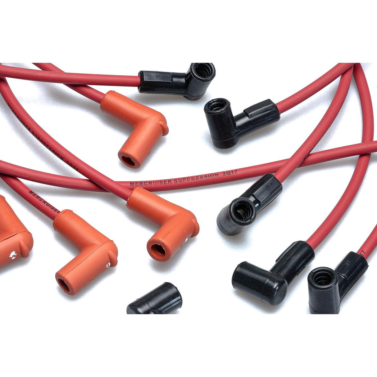 Mercury Mercruiser - Spark Plug Wire Kit - Red - Fits GM V-6 262 CID Engines with Delco HEI Ignition - 84-816608Q82