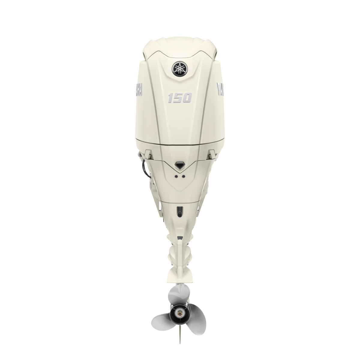 Yamaha F150XSA4 Outboard - Classic White | 25-Inch Shaft | Digital Electronic Control (DEC) | Electric Start | Power Trim & Tilt |