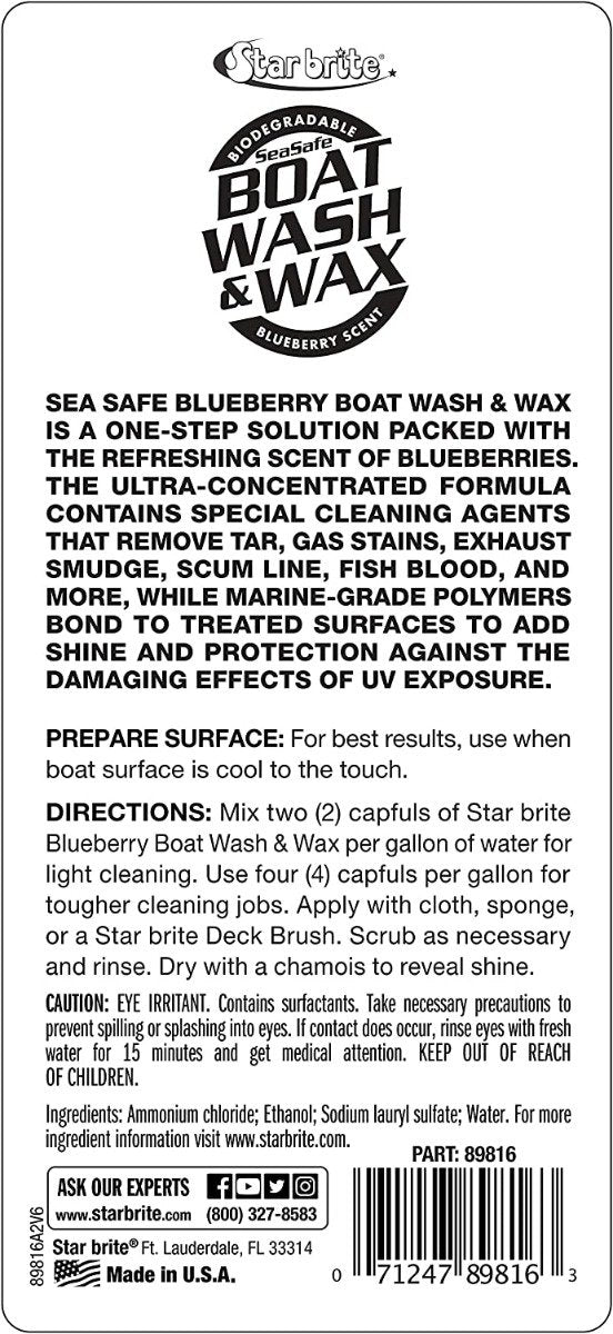 Starbrite - Boat Wash & Wax - 16 oz. - 89816
