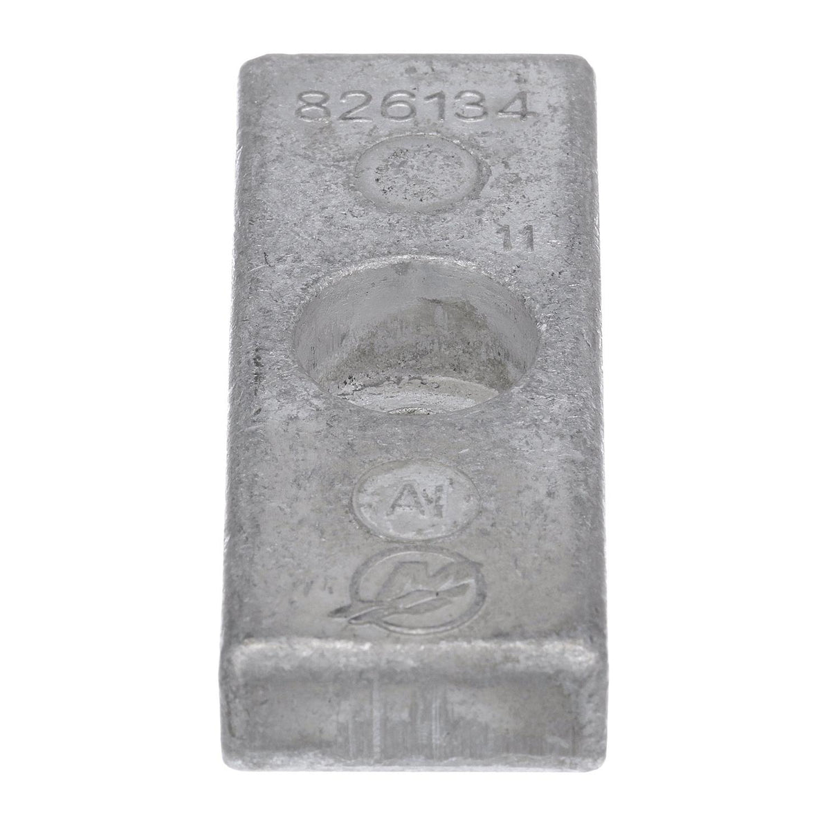 Mercury 826134T Outboard Aluminum Side Pocket Anode - Fits Mercury/Mariner 30‑300 HP Outboards - Force 90 & 120 HP 1995 and newer Outboards