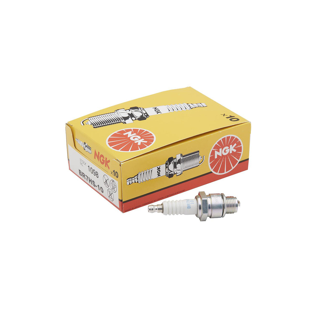 Mercury - Ngk br7hs-4 @4 - 33-8M0181925