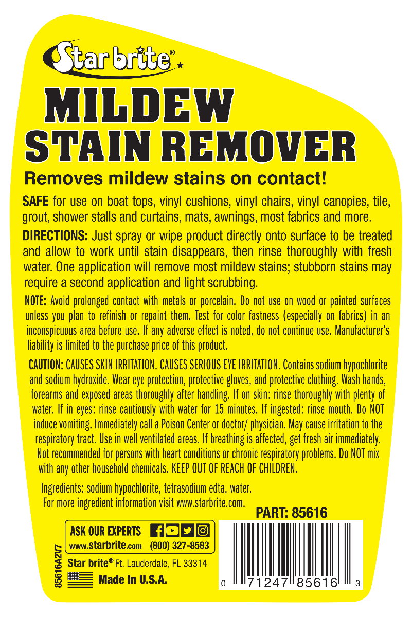 Starbrite - Mildew Stain Remover - 22 oz. - 2 Pack - 85616