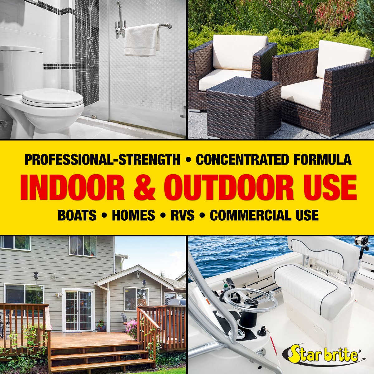 Starbrite - Mildew Stain Remover - 22 oz. - 2 Pack - 85616