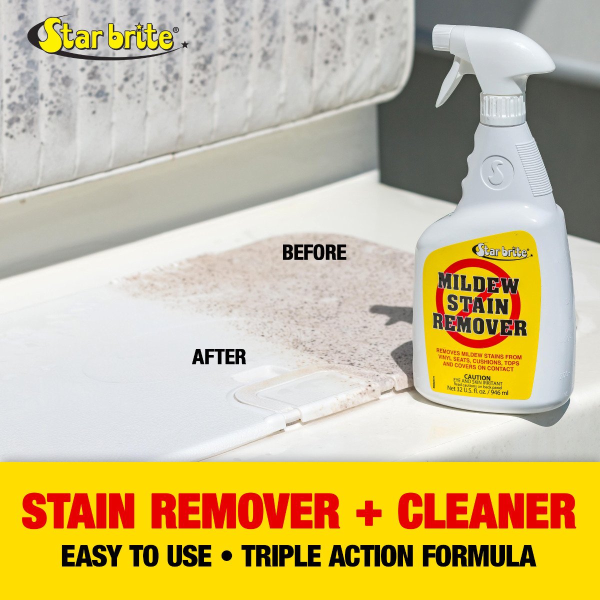 Starbrite - Mildew Stain Remover - 22 oz. - 2 Pack - 85616