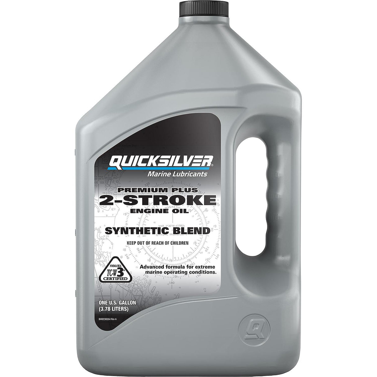 Quicksilver Premium TCW3 2 Stroke Outboard Oil - GALLON - 92-858027Q01