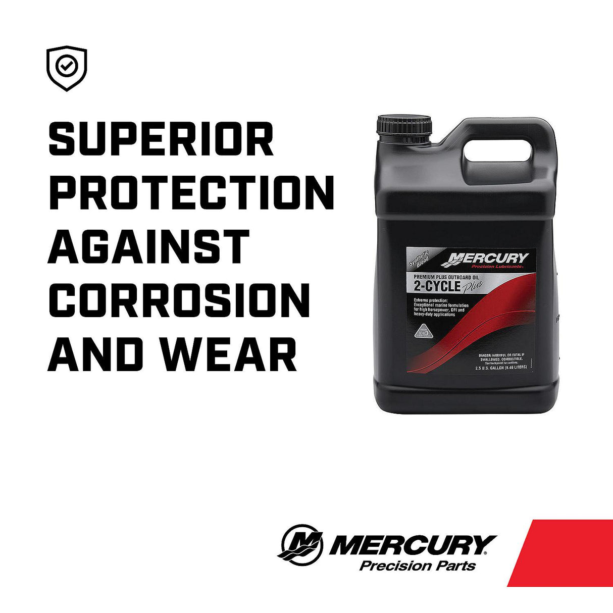 Mercury Premium Plus TCW 3 2 Stroke / Cycle Outboard Oil - 2.5 Gallon - 92-858028K01