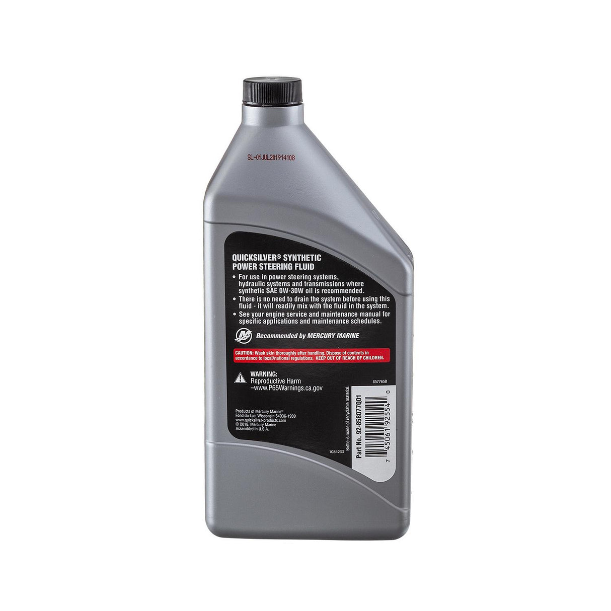 POWER STEERING FLUID - 92-858077Q01