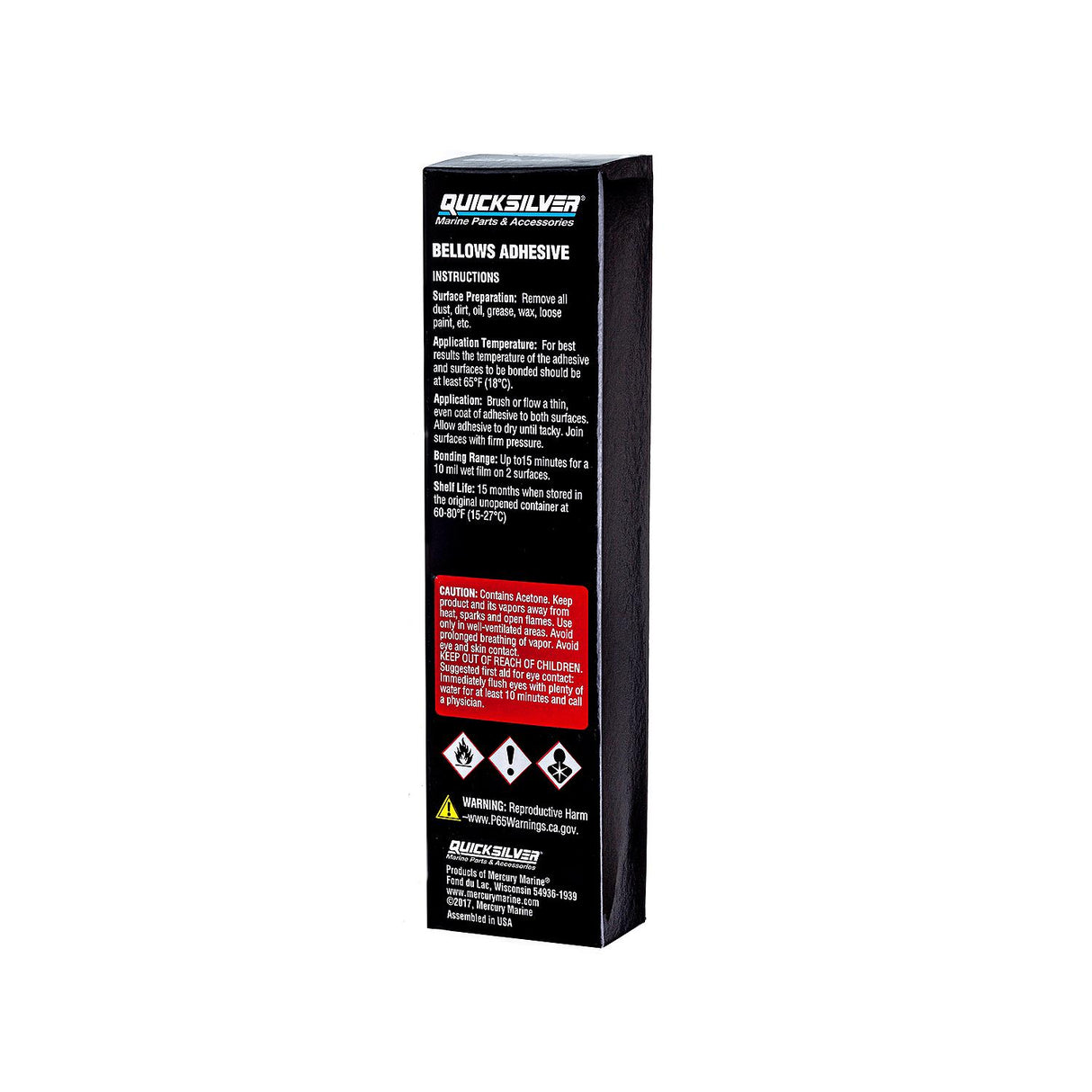 Mercury Quicksilver - Bellows Adhesive - Fits MCM Sterndrives - 42.5 g Tube - 92-86166Q1