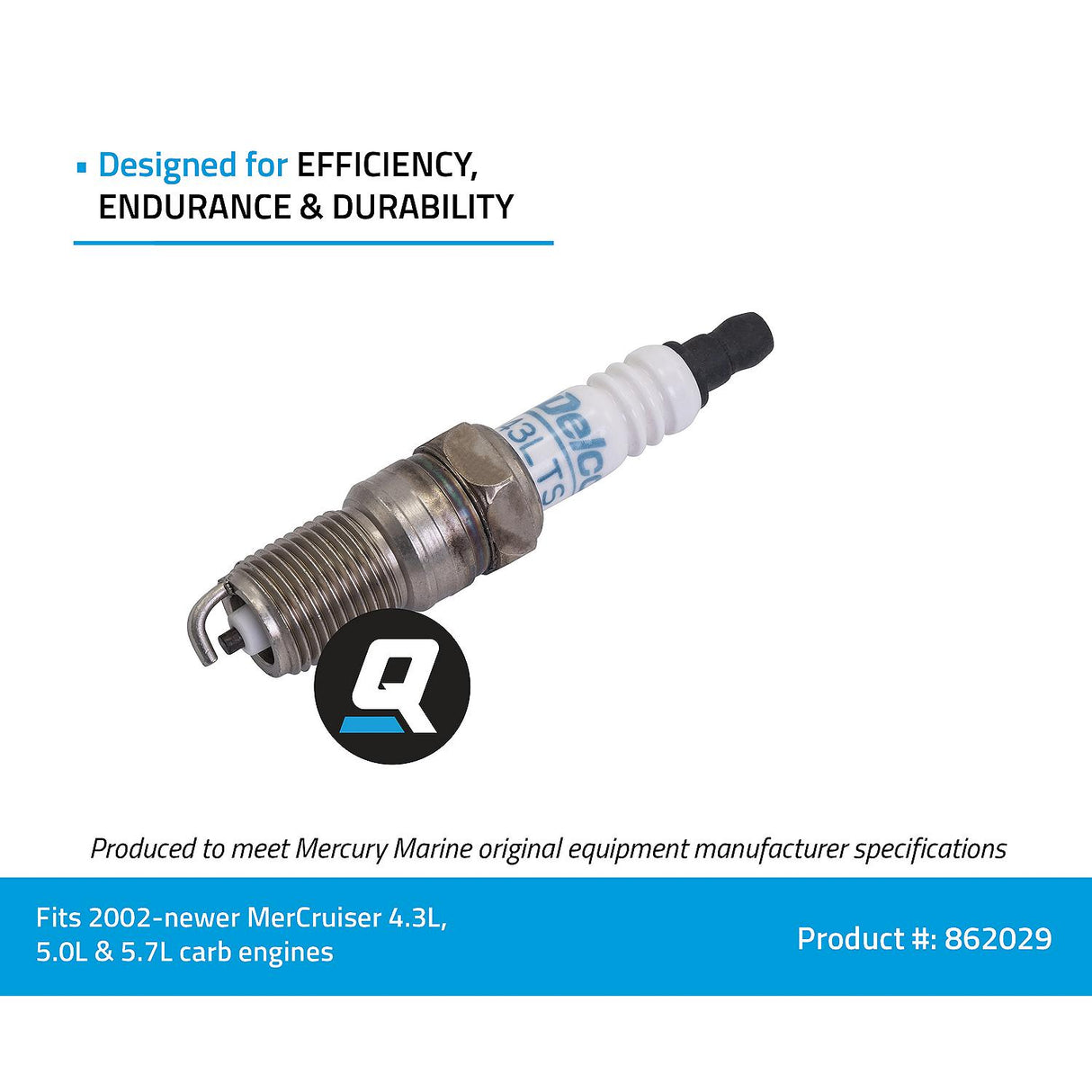 Mercury - AC, MR43LTS - 33-862029 - Sold Individually