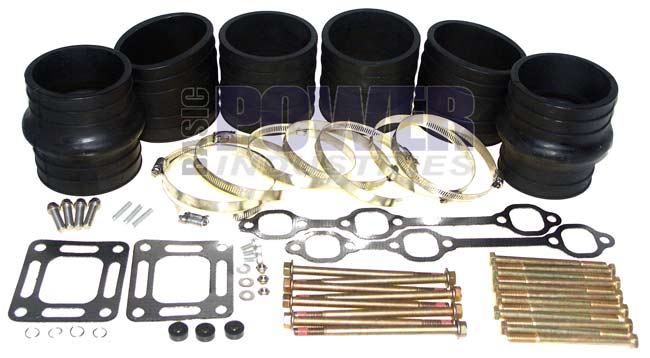 Mercury - Exhaust Manifold Conversion Kit - MCM 4.3L Engines to 2 PC Exhaust Manifold - 864293A02