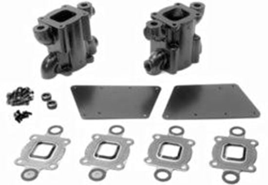 Mercury Mercruiser - 6" Riser Kit - Standard Cooling - Fits 2004-2016 MCM V-6, 2002-2016 MCM V-8, Non-EC Engines & MIE V-8 Non-EC Engines - 864908A1
