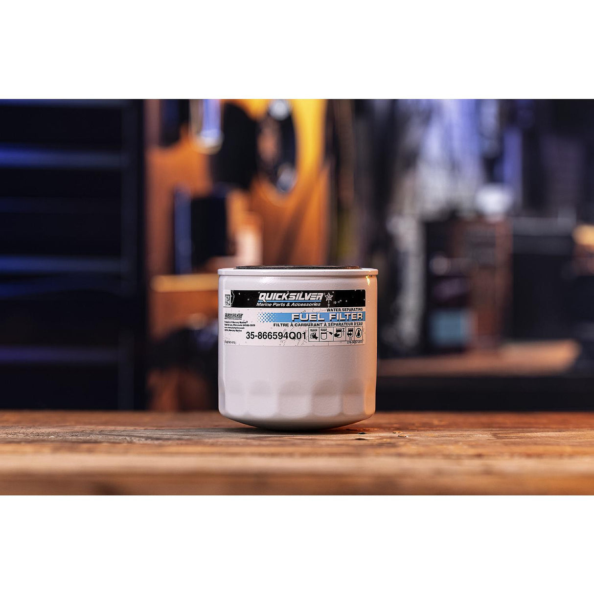 Mercury Quicksilver - Fuel Filter - Fits MerCruiser 1.6L Vazer & 3.0L MPI EC Engines - 35-866594Q01