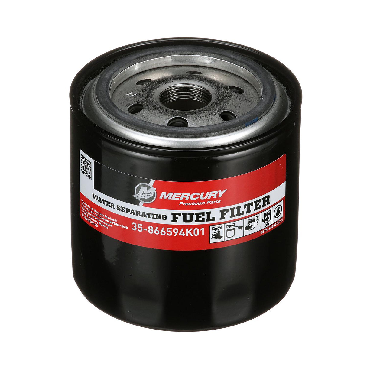 Mercury Mercruiser Fuel Filter - Fits MerCruiser 1.6L Vazer - 3.0L MPI EC Engines - 35-866594K01