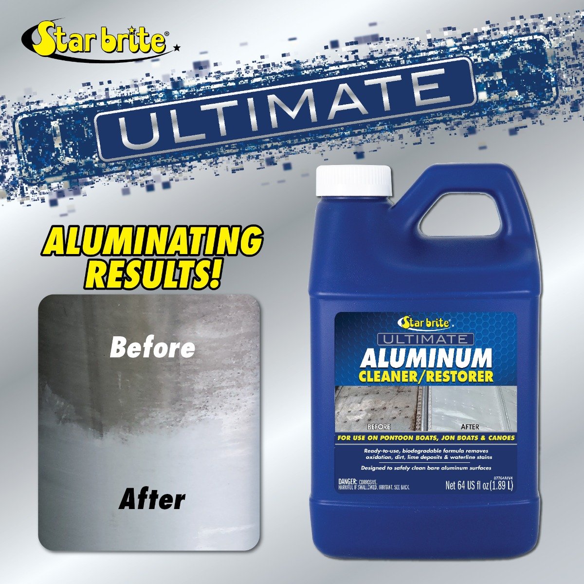 Starbrite - Ultimate Aluminum Cleaner & Restorer - 64 oz. - 87764
