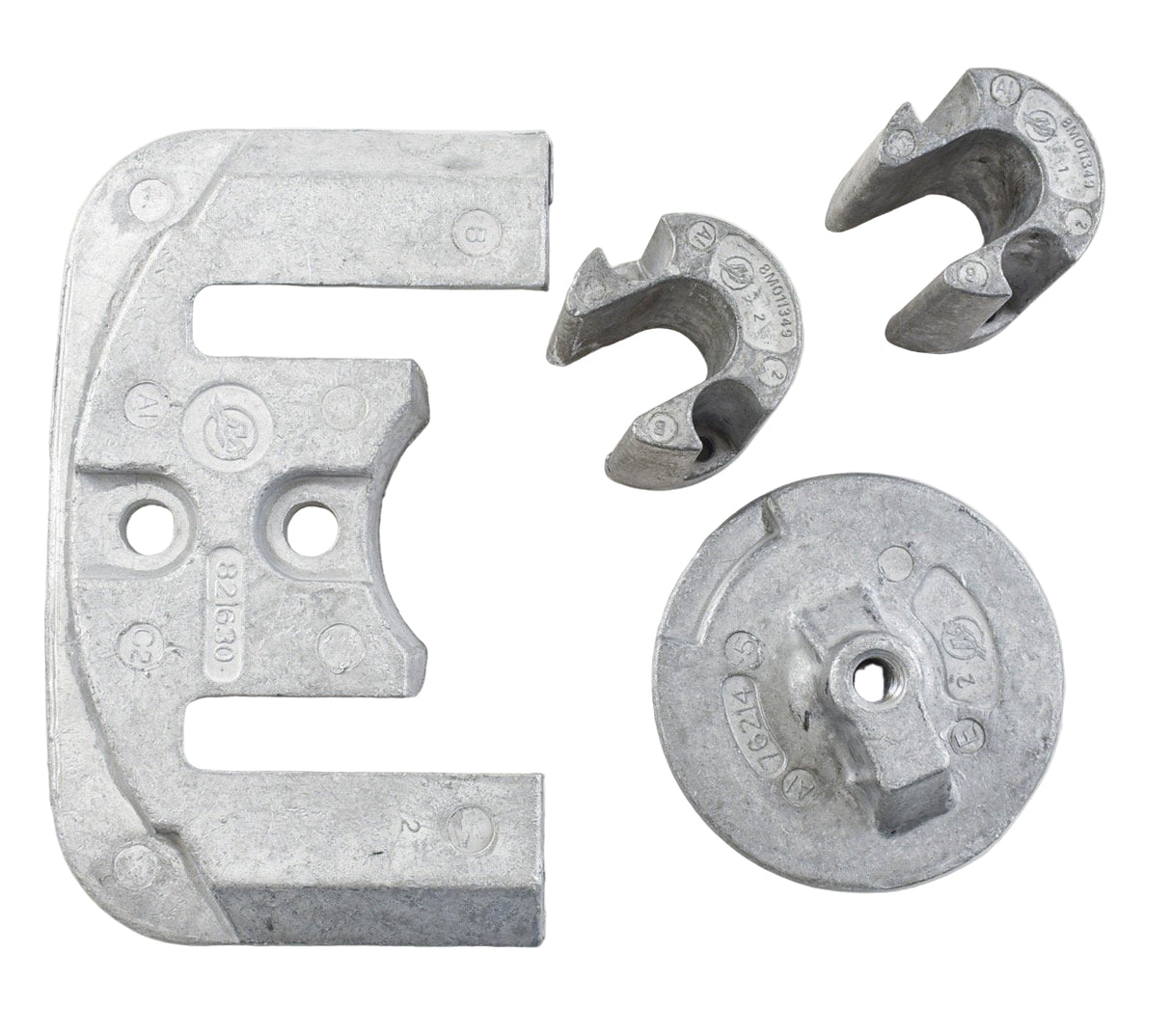 Mercury Quicksilver - Aluminum Anode Kit - Fits Bravo II & III Drives - 97-888761Q03