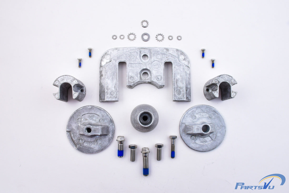 Mercury Quicksilver - Aluminum Anode Kit Sterndrive - Fits 2003/Newer Bravo III Drives - 97-888761Q04