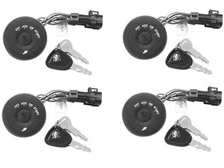 Mercury - Quad Key Switch Kit - 4 Position - Matched Keys - 87-893353A06
