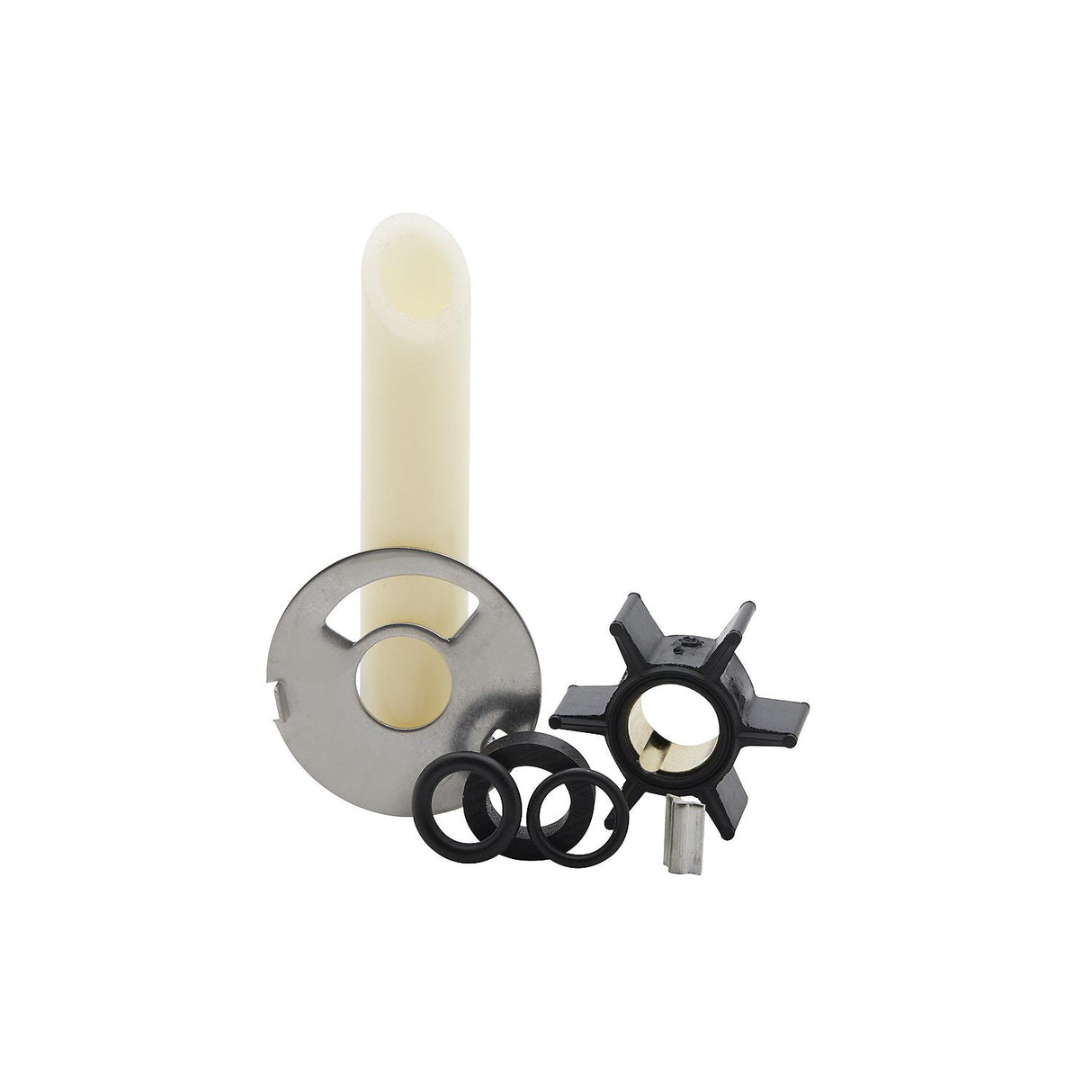 Mercury 47-89981T1 Outboard Water Impeller Repair Kit - Fits Mercury/Mariner 4 HP - Model 75 when impeller ID measures .456"