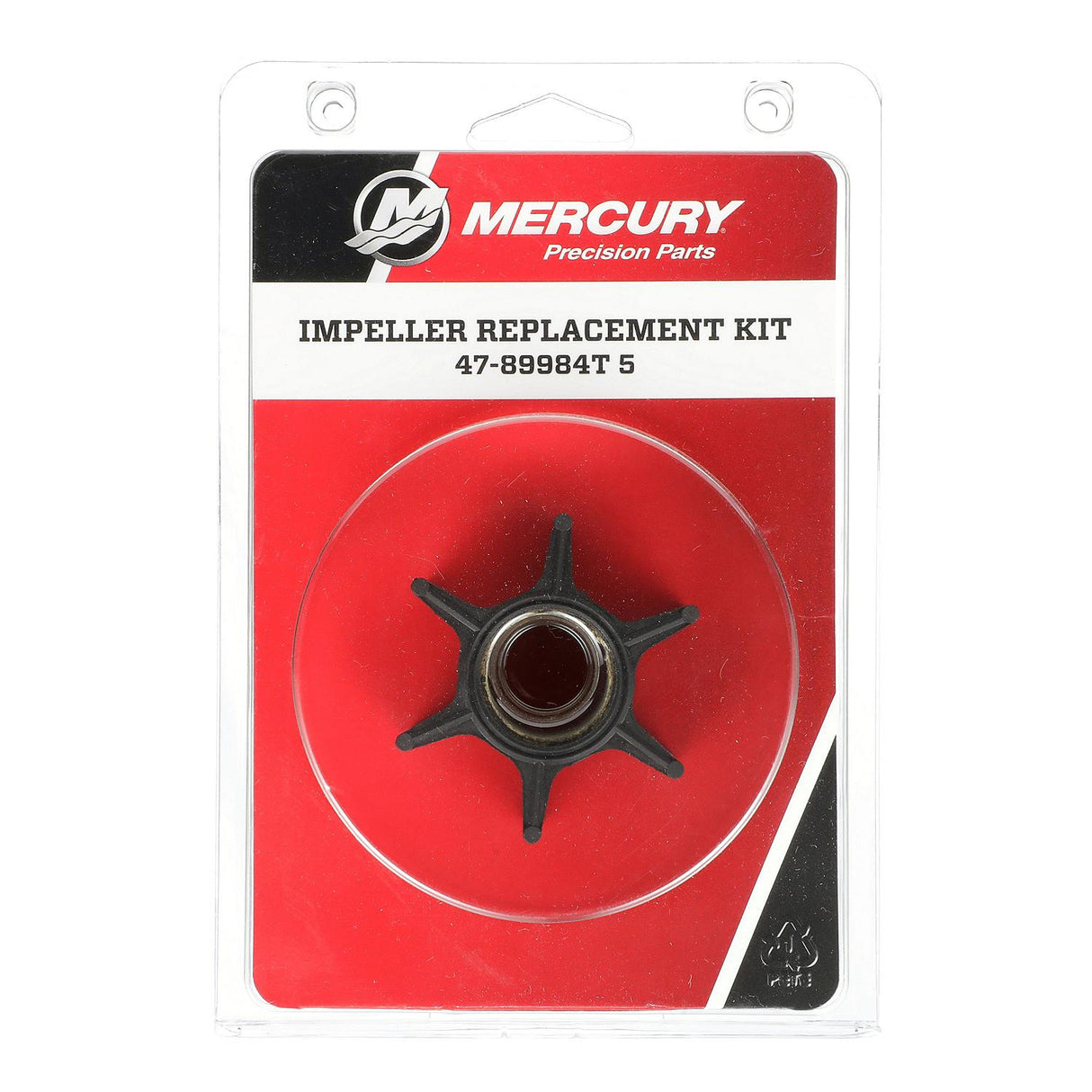 Mercury Mercruiser - Water Impeller Repair Kit - Fits Mercury/Mariner 65 HP through V-6 Outboards, & Mercruiser I/R/MR/Alpha Drives - 47-89984T5