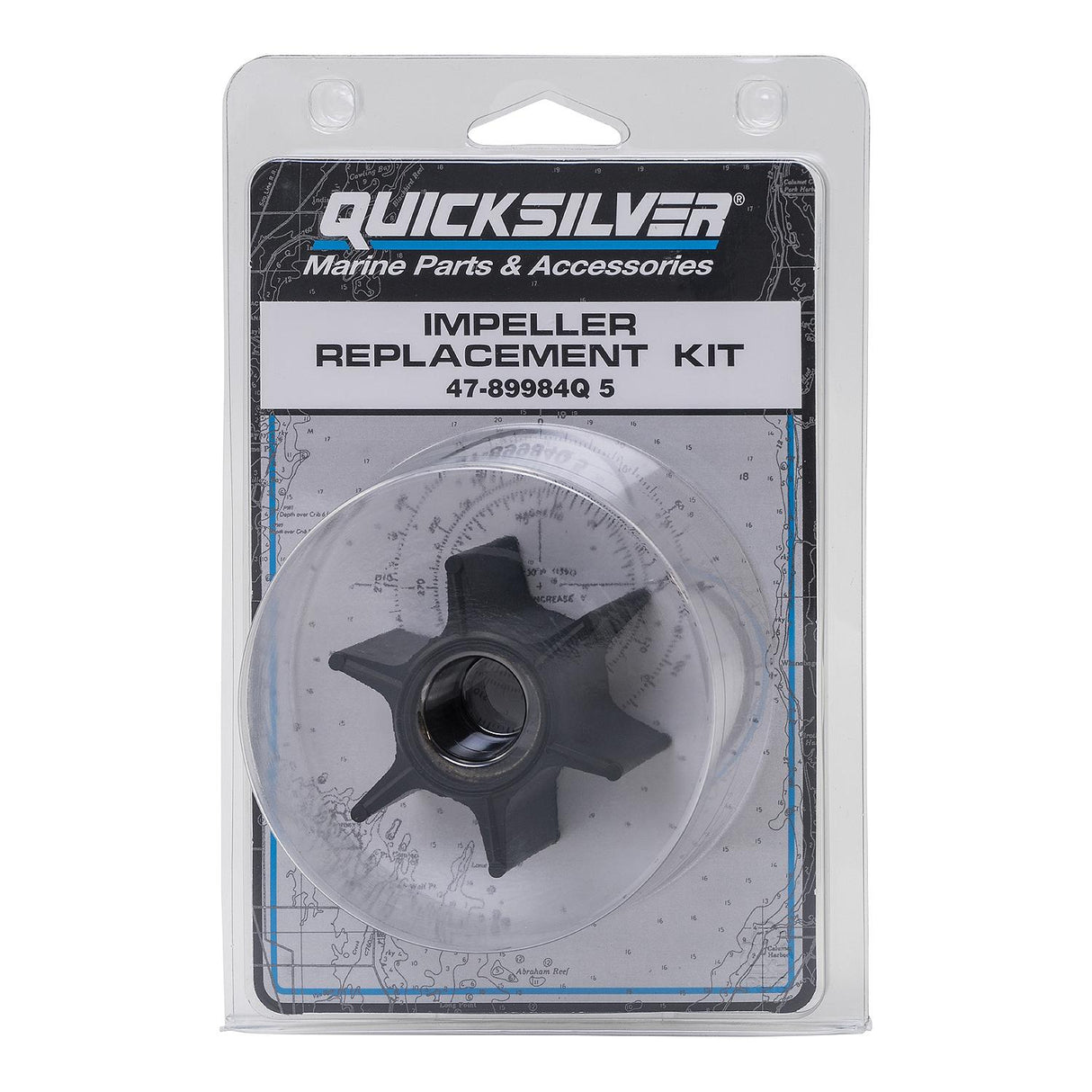 Mercury Quicksilver - Water Impeller Repair Kit - Fits Mercury/Mariner 65 HP through V-6 Outboards, & Mercruiser I/R/MR/Alpha Drives - 47-89984Q5