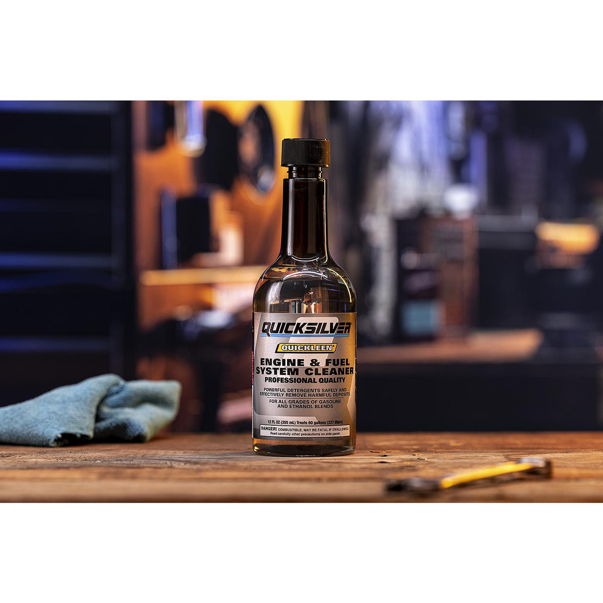 Quicksilver Quickleen Engine and Fuel System Cleaner 12 oz - 92-8M0047921