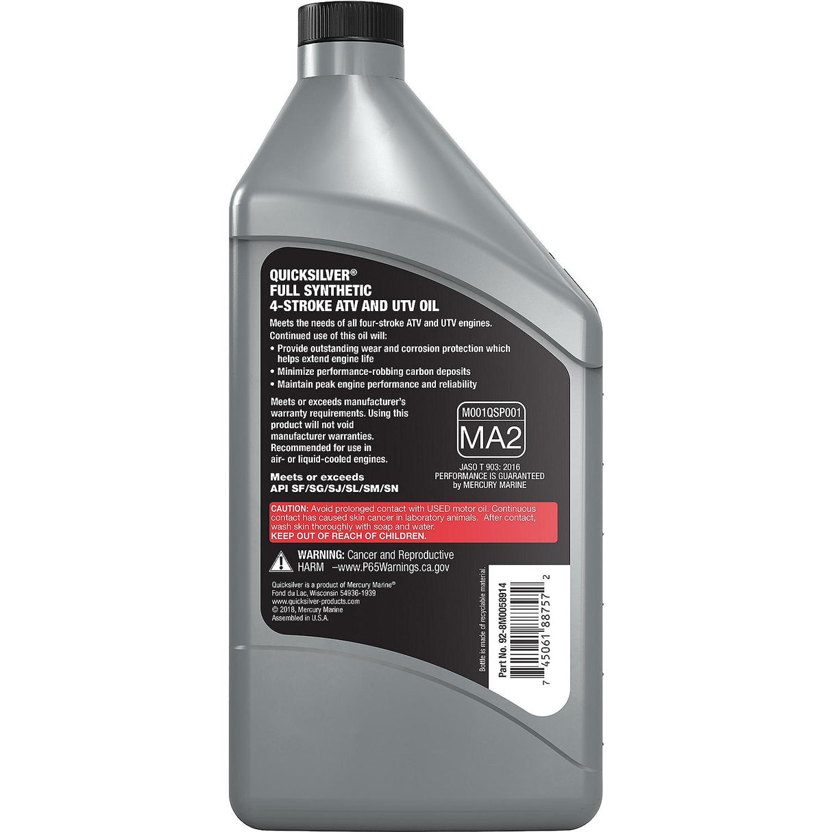 SYNTHETIC OIL 4S - 92-8M0058914