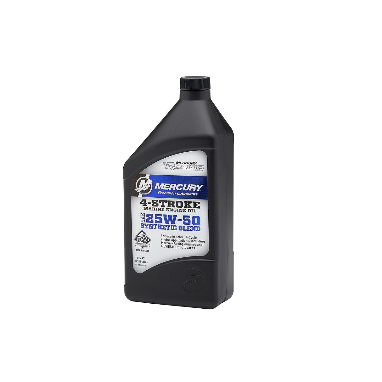 Mercury Verado Racing Oil - 25W-50 Synthetic Blend - Quart - 92-8M0078013