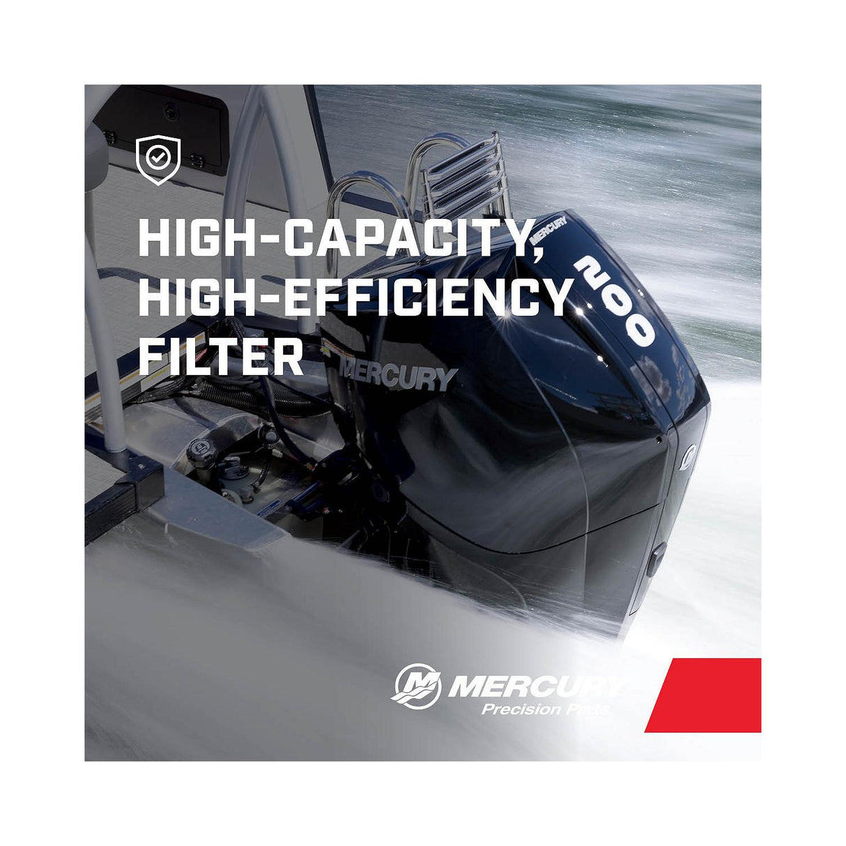 Mercury - Water Separating Fuel Filter Kit - Fits 2-cycle / 4-stroke Outboards, Gasoline / Diesel Stern Drive & Inboard Engines - 35-8M0082291