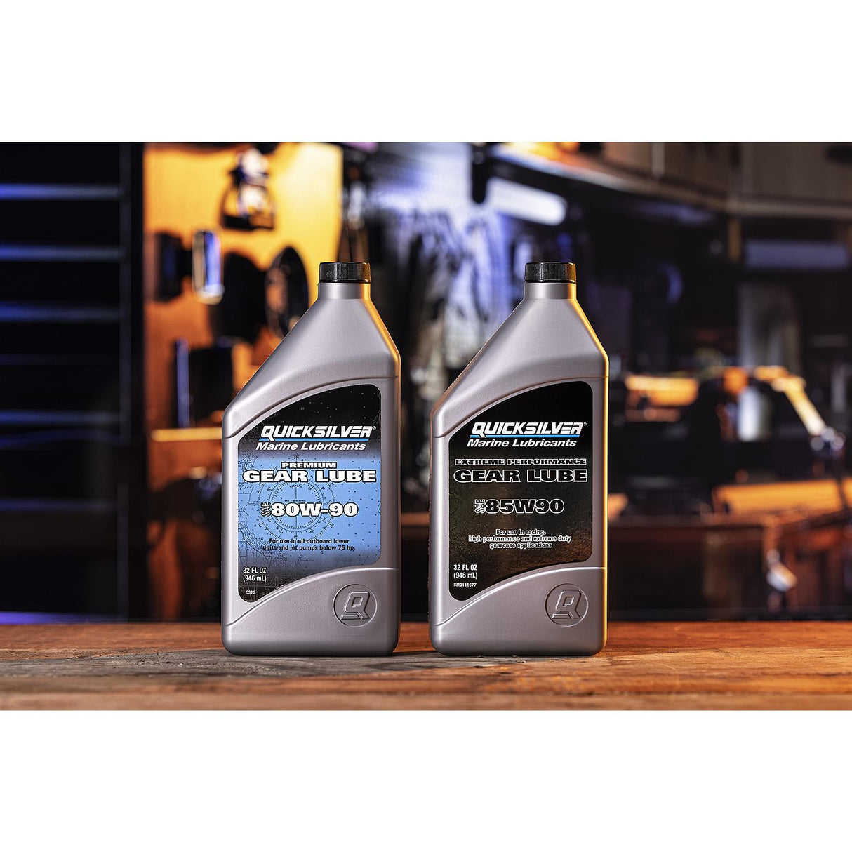 Mercury Quicksilver - Gear Oil - SAE 85W90 Extreme Performance - 32 ounce - 92-8M0111677