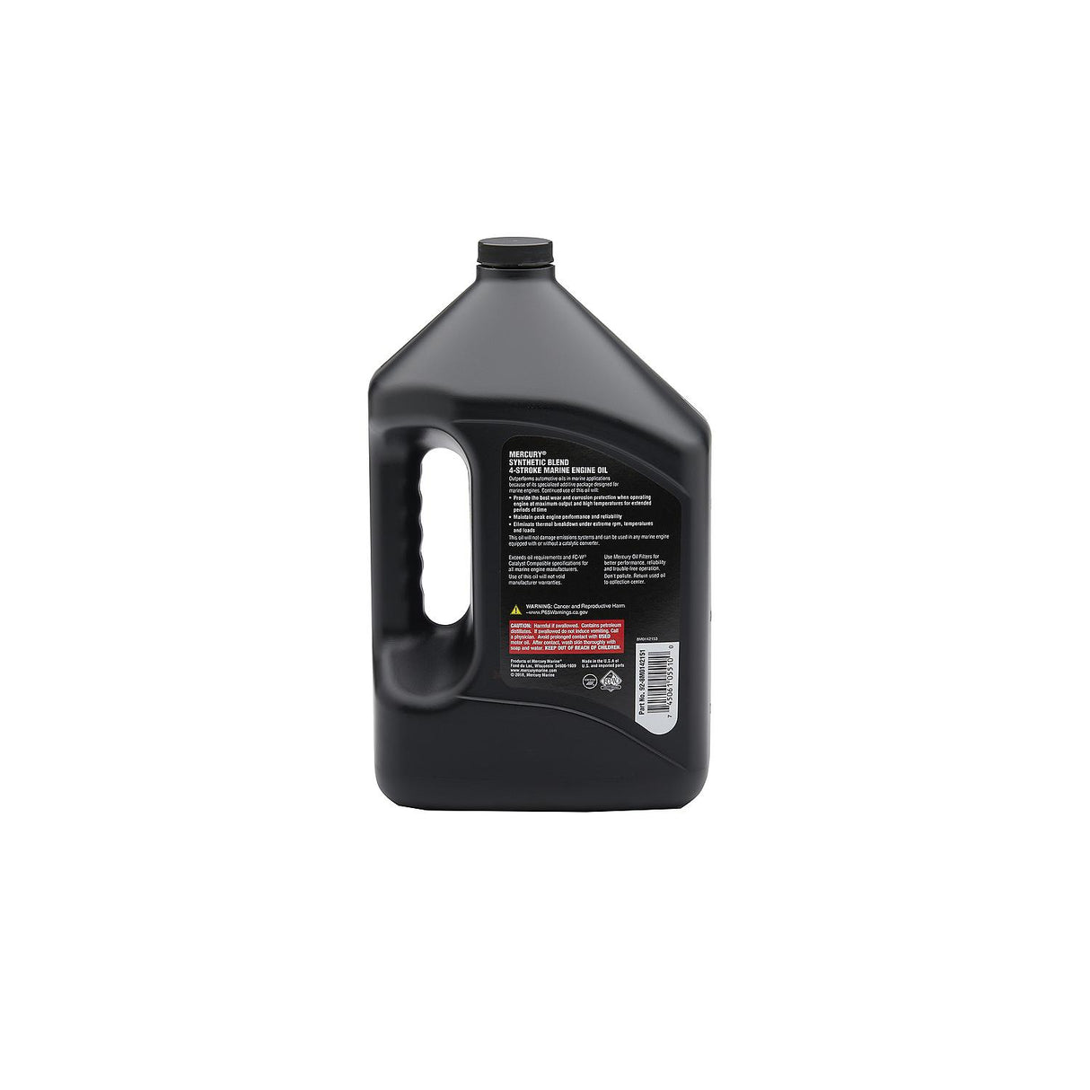 Mercury Synthetic Blend 4 Stroke 10W 30 Marine Engine Oil - Gallon - 92-8M0142151