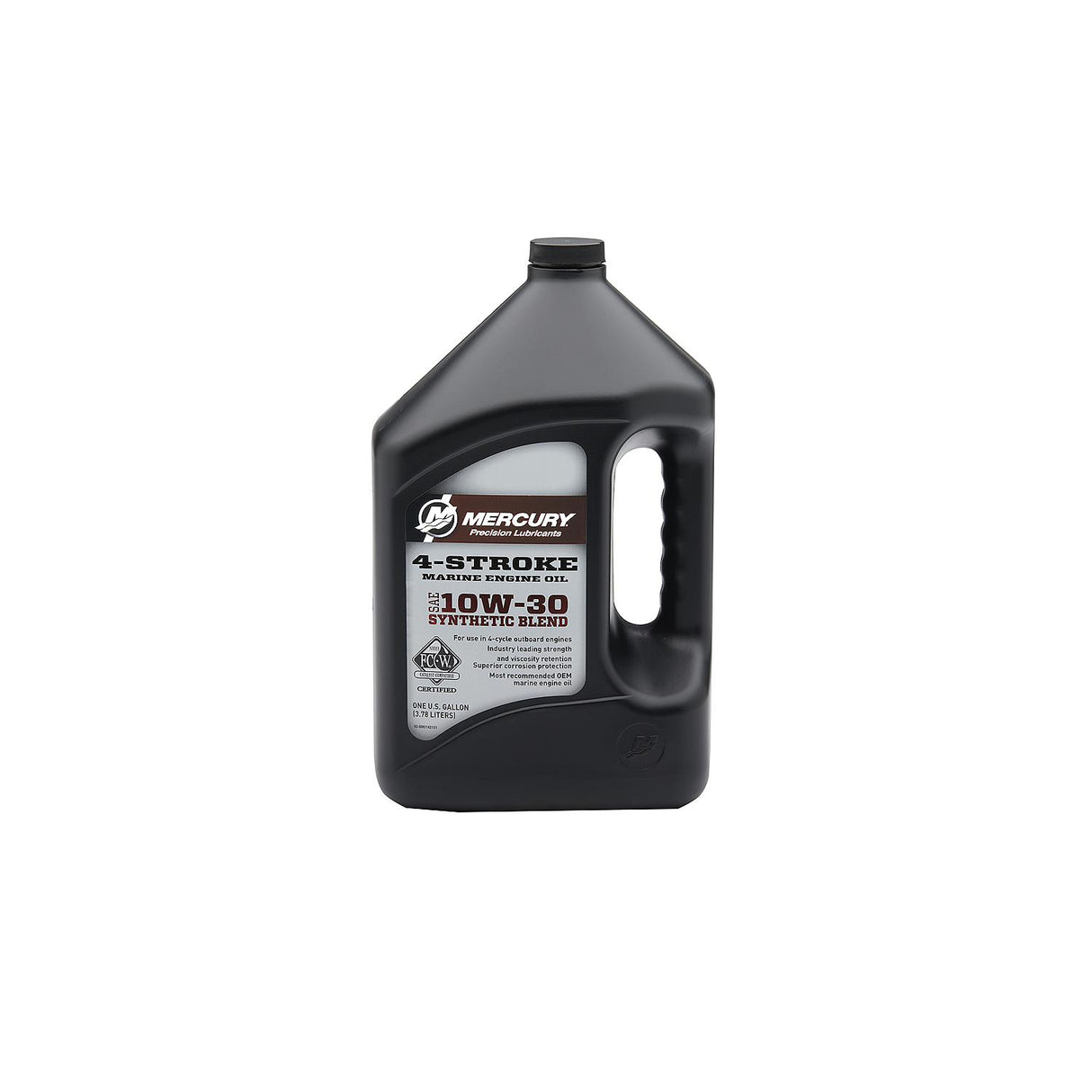 Mercury Synthetic Blend 4 Stroke 10W 30 Marine Engine Oil - Gallon - 92-8M0142151
