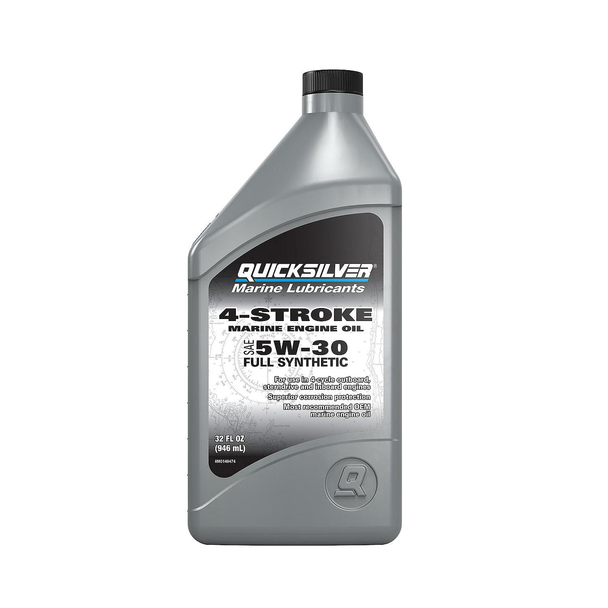 Mercury - WA 5W30 FULL SYN MARINE OIL@6 - 8M0148474