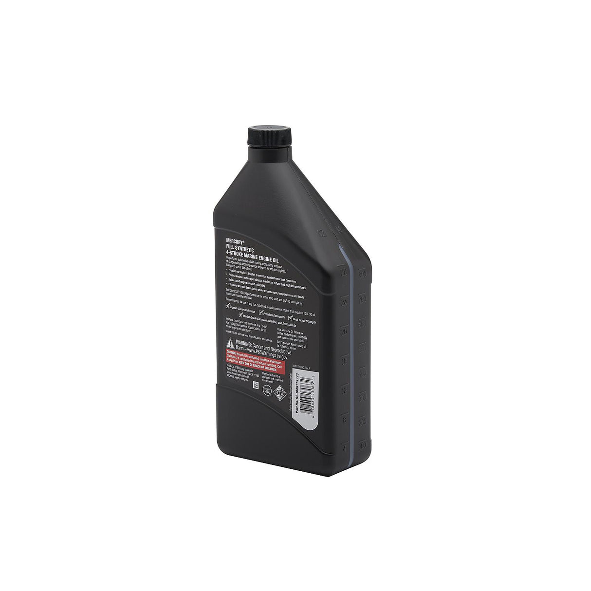 Mercury Full Synthetic 4 Stroke 10W 30 Marine Engine Oil - Quart - 92-8M0173223