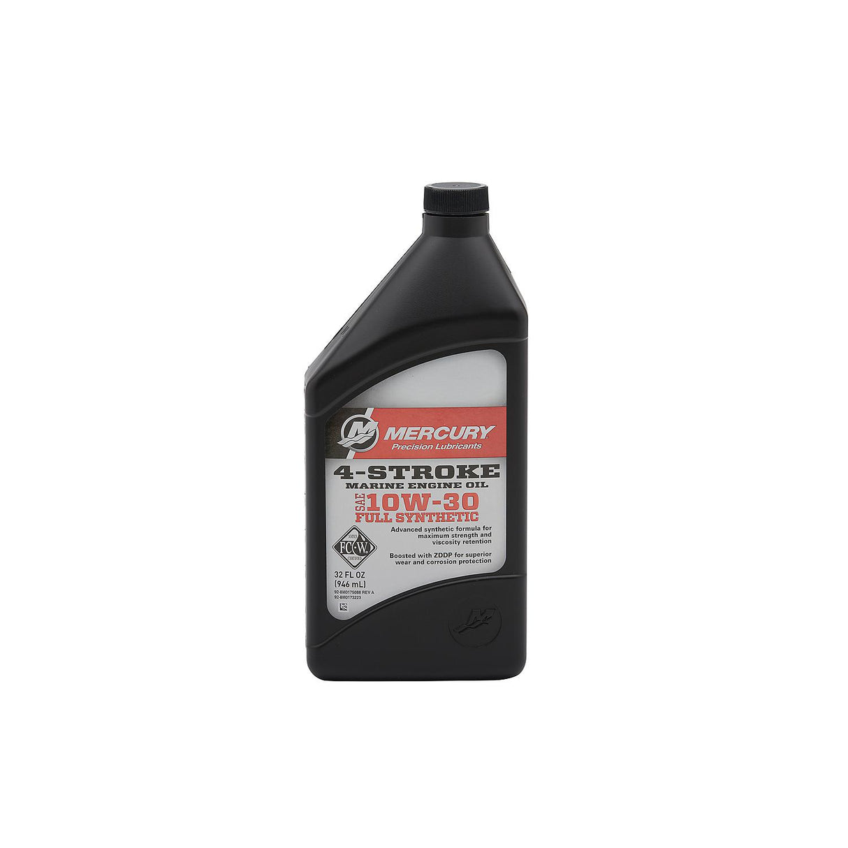 Mercury Full Synthetic 4 Stroke 10W 30 Marine Engine Oil - Quart - 92-8M0173223