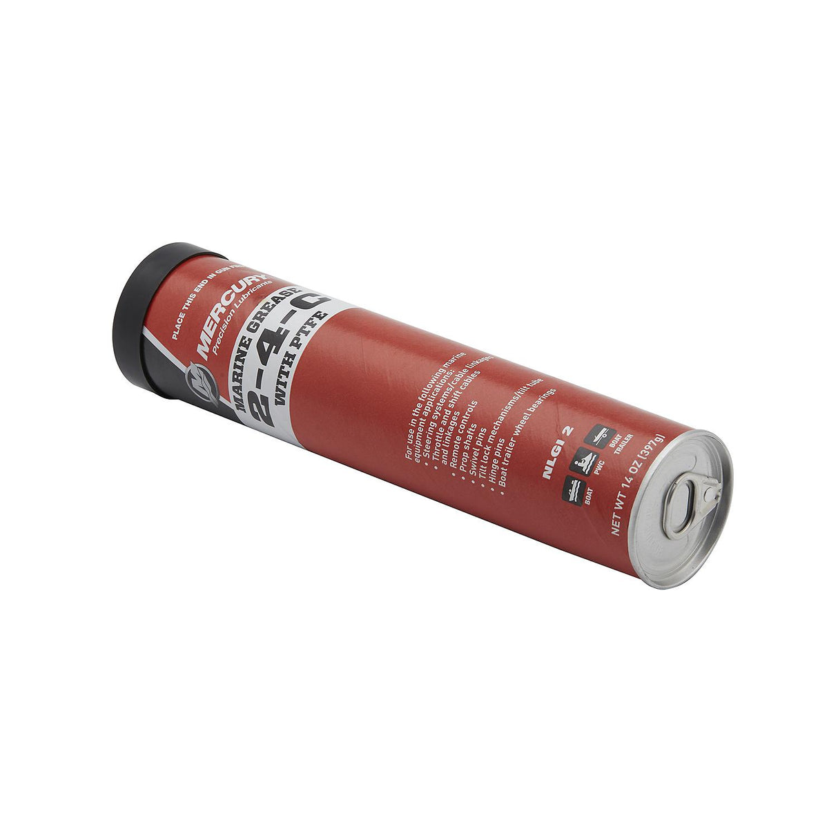 Mercury – 2-4-C Marine Grease with PTFE | Multi-Purpose Marine Lubricant | 14 oz Cartridge | 8M0190471