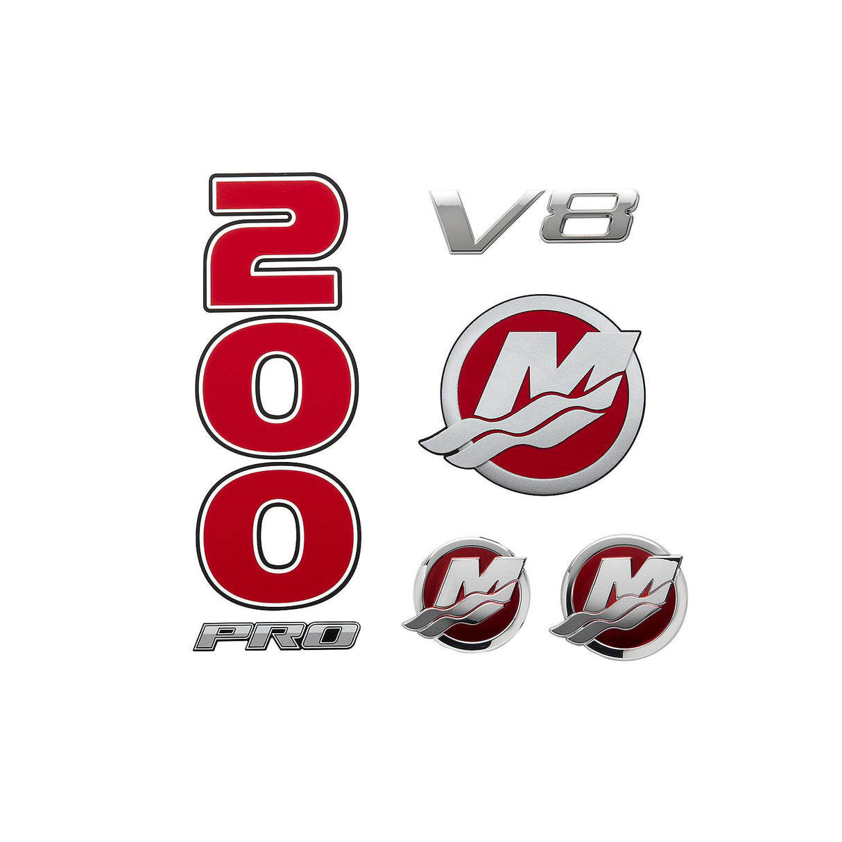 Mercury - Decal set-200 hp - 37-8M0214859
