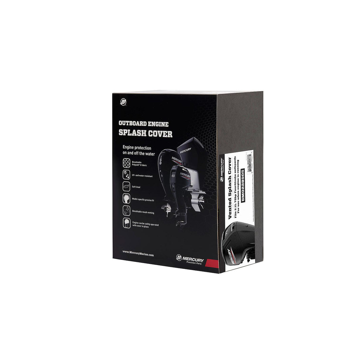 Mercury - 75hp 2.1L - Vented Splash Cover - 8M0228505