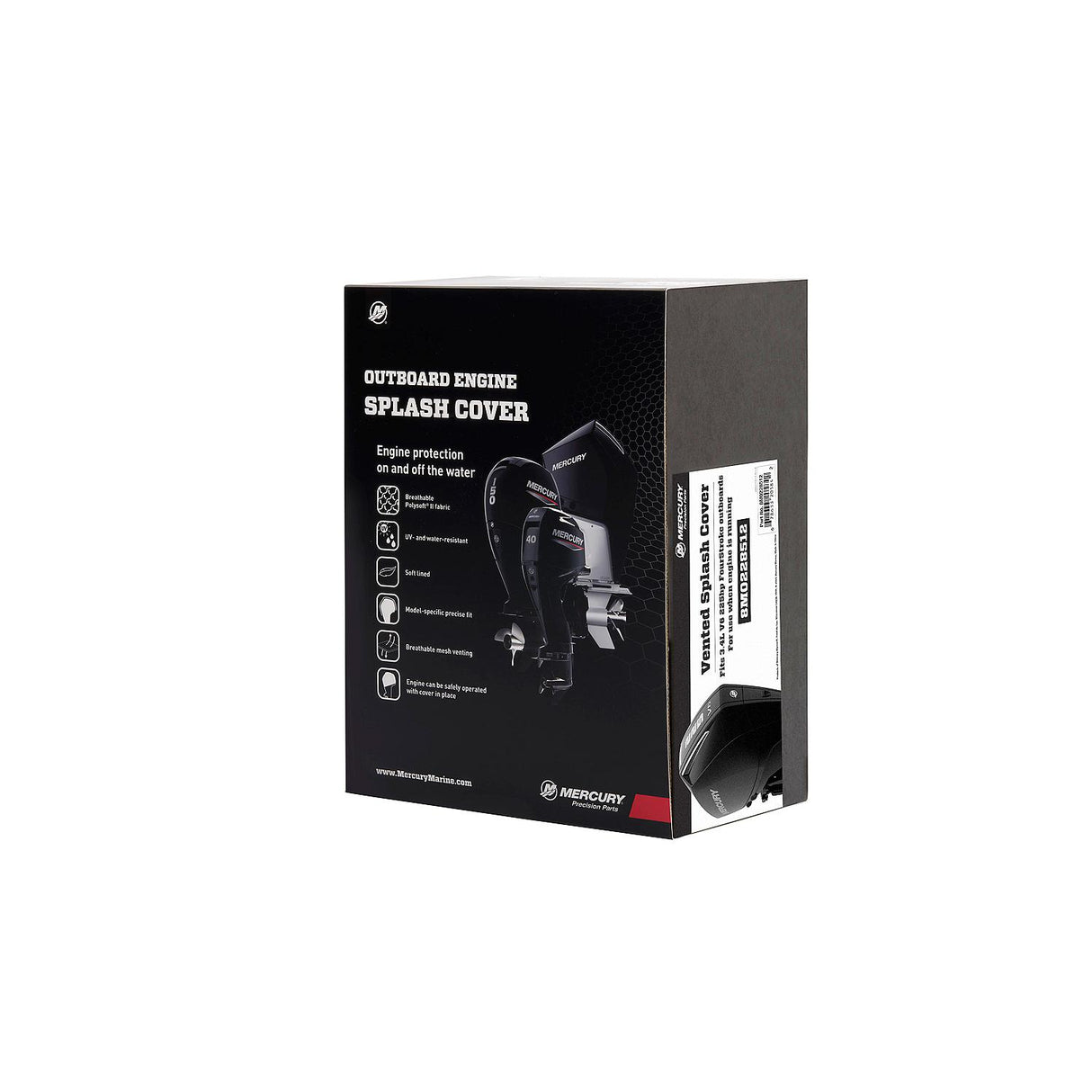 Mercury - 225hp 3.4L V6 - Vented Splash Cover - 8M0228512